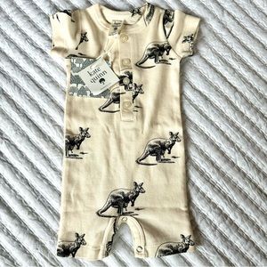 KATE QUINN - Black and Ivory Kangaroo - 0-3 Months